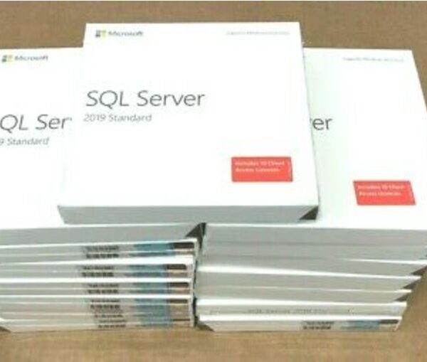SQL Server 2019 Standard DVD Box Pack License