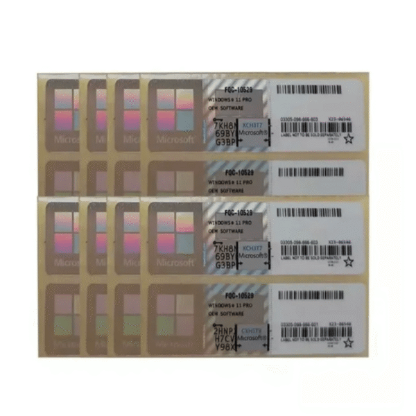 Windows 11 Pro Key COA License Sticker