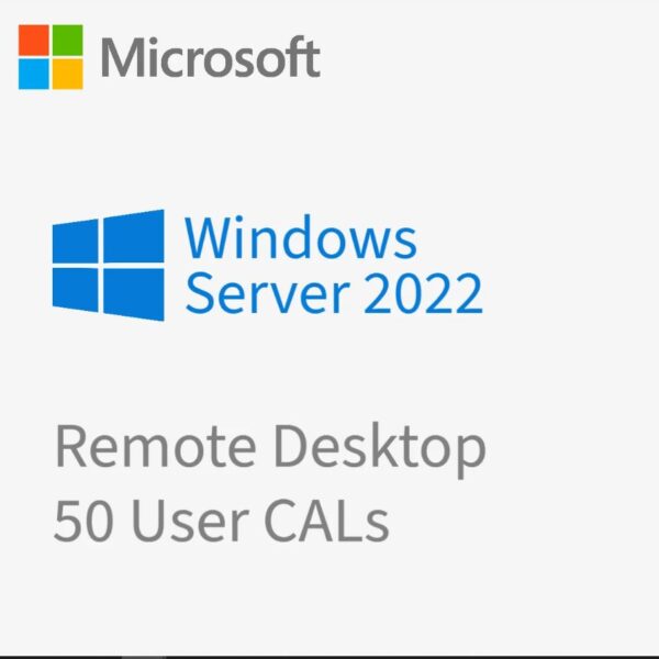 Windows Server 2022 Rds User 50 CAL license