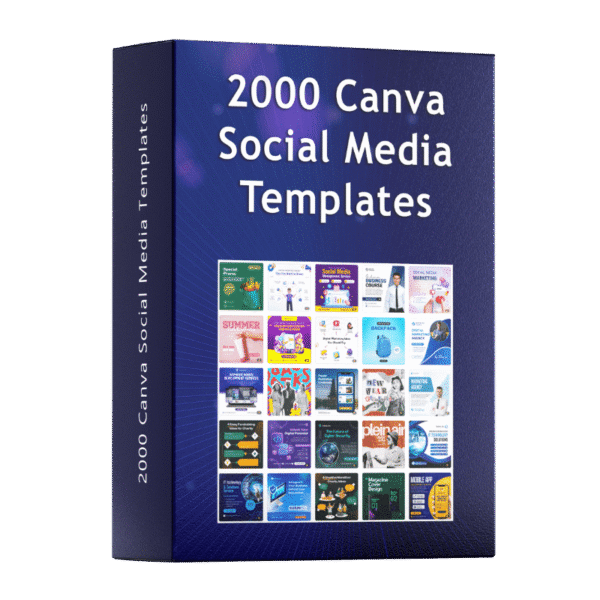 2000 Canva Templates for Instagram, Facebook & More -