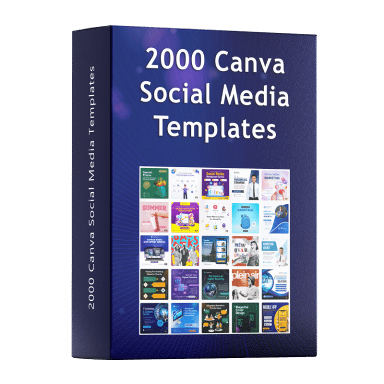 2000 Canva Templates for Instagram, Facebook & More -