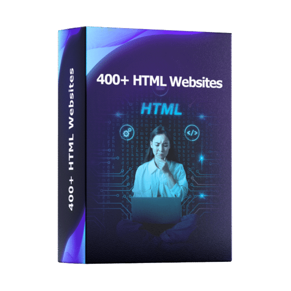 400+ HTML Website Templates: Clean Code & SEO Optimised -