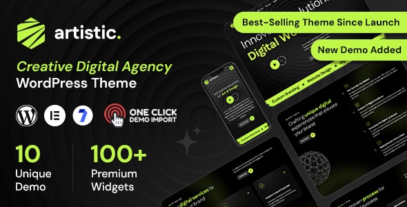 Artistic - Digital Marketing Agency WordPress Theme - GPLRock.Com