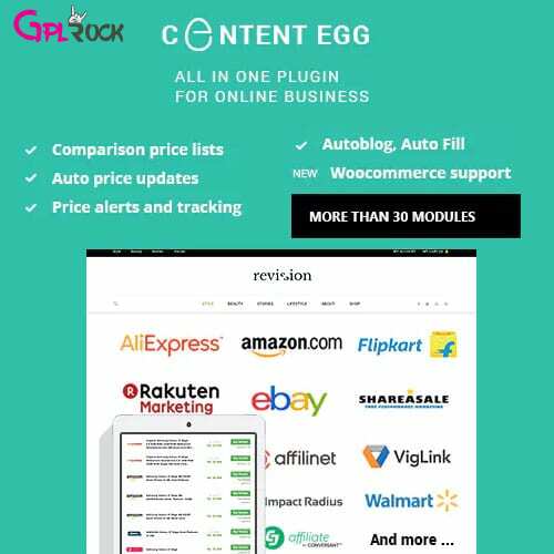 Content Egg Pro – all in one plugin for Affiliate - GPLRock.Com