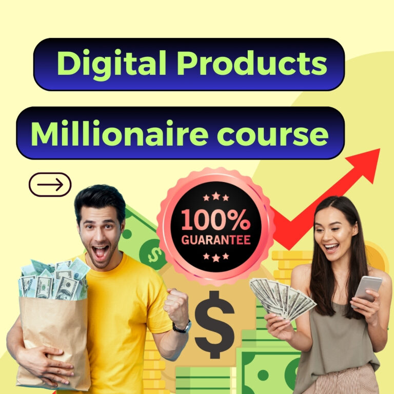 Digital Products Millionaire course