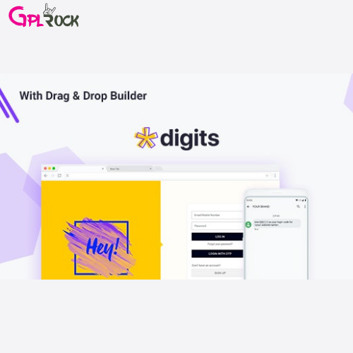 Digits : WordPress Mobile Number Signup and Login - GPLRock.Com