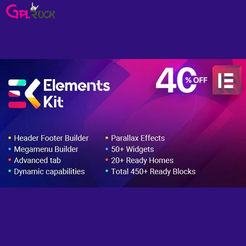 Elements Kit Pro – All In One Addons for Elementor Page Builder - GPLRock.Com