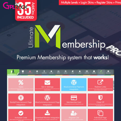 Ultimate Membership Pro - GPLRock.Com